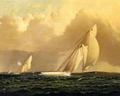詹姆斯 E 巴特斯沃思 : Yacht Race in New York Harbor